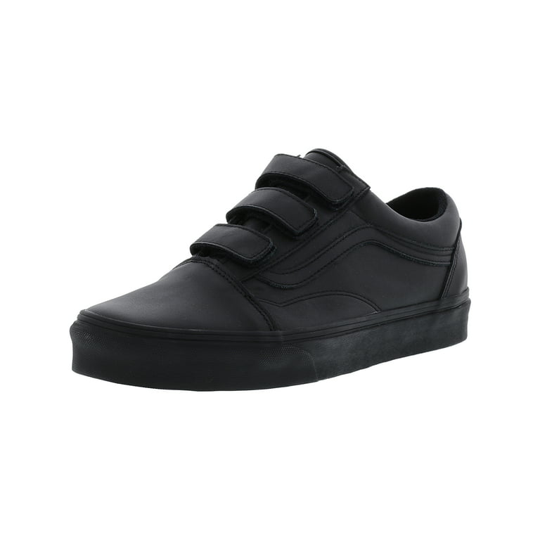 restaurant Plateau Cataract Vans Old Skool V Mono Leather Black Ankle-High Skateboarding Shoe - 10.5M /  9M - Walmart.com