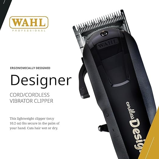 Wahl Professional Cordless Designer Clipper, Lithium-Ion Battery
