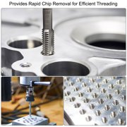 Metric Thread Tap M2 x 0.4 H2 80mm Straight Flute Tapping Repair Tool