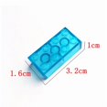 thumbnail image 1 of 200pcs Thick 2x4 DIY Building Blocks Figures Bricks Educational Creative Compatible With 3001 Plastic Toys for Children Choice Transparent Blue, 1 of 4