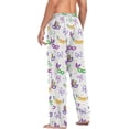 thumbnail image 5 of GZHJMY Mardi Gras Pajama Pants for Men, Lounge Pants Lightweight Men Pajama Bottoms with Drawstring Pockets, Christmas New Year Birthday Gifts, Medium, 5 of 6