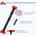 thumbnail image 4 of JAPARA Seat Belt Adjuster, Car Seatbelt Adjuster with Clip and Position Belt Strap for Shorts, Protect Shoulder and Neck Seat Belt Adjuster for Short Adults (1 Pack), 4 of 4