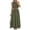 Army Green, variant on 2 Piece Sets for Women Summer Fashion Cotton Sleeveless Crop Top Long Maxi Skirt Set with Pockets 2026 M