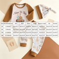 thumbnail image 4 of Karoyedx Baby Boys Winter Outfits Newborn Infant Baby Boys Clothes Set New to the Zoo Romper Bodysuit Pants Hat 3Pcs Outfits Beige Size,12-18 Months, 4 of 9