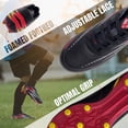thumbnail image 4 of Botines de fútbol Vizari Bodega Firm Ground Youth, color negro/rosa, talla 6, 4 of 5