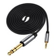thumbnail image 4 of Portable 3.5mm to 6.35mm Stereo Cable for Easy Use in Homes Entertainment Professional Setting Guitar to Auxiliary Cord, 4 of 8