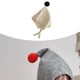 thumbnail image 5 of Gorro de punto para bebés, resistente al viento, con gorro de invierno para bebés recién nacidos. blanco, 5 of 8