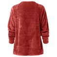 thumbnail image 5 of B91xZ Veste d'Hiver pour Femmes, Chaude, à Capuche, Rouge G, 5 of 5