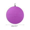thumbnail image 2 of Uxcell 15.7" Diameter Pin Banner, Pin Storage Organizer Holder Round, Purple, 2 of 6