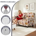 thumbnail image 4 of TSOVTHRID Pumpkin Cardinal Maple Leaf Print Reclining Loveseat Covers with Elastic Bottom 6-Piece Loveseat Recliner Cover, Washable Sofa Furniture Protector for Pet Dog Home Fall Decor, 4 of 7