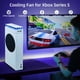 thumbnail image 2 of Ventilador de refrigeración RGB para Xbox Series S, sistema de refrigeración con velocidad ajustable en 3 niveles, tira de luz RGB con 7 modos, filtro de polvo, bajo nivel de ruido y 2 puertos USB, 2 of 9
