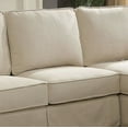 thumbnail image 3 of Furniture of America Cory Transitional Sectional Sofa in Beige Fabric, 3 of 6