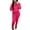 Hot Pink, variant on Oksale 2 PC Sweatsuit Set for Women Plus Size Athletic Hoodies with Pockets Fleece Sherpa Sweatpants Sets Warm Winter Lounge Outfits 2025 Yellow L