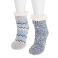 thumbnail image 5 of MUK LUKS Women's Tall Rib Cuff Cabin Socks, 2-Pack, S-XL, 5 of 7