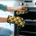 thumbnail image 2 of Boston Terrier Kitchen Oven Mitt and Pot Holder Sets 2 Pcs for Baking, Cooking and Grilling, Heat Resistant Up To 392 °F, 2 of 7