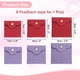 thumbnail image 2 of Uxcell 2 Pcs Mini Bolsa de Joyería, Pequeñas Bolsas de Joyería de Microfibra Suave, Bolsa de Almacenamiento de Regalo para Joyería de Viaje para Mujeres Anillos Collar Pulsera, Rojo/Púrpura, 2 of 7
