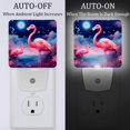 thumbnail image 2 of Starry Flamingos LED Square Night Light - Soft Glow Plug-in Lamp with Dusk to Dawn Sensor for Bedroom and Hallway - Energy Efficient, Compact Design, 2 of 6