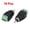 Silver Tone and Black and Green, variant on 10pcs UTP Cat5 Cat6 Cable to AV Phono RCA Male Jack Connector Adapter for CCTV