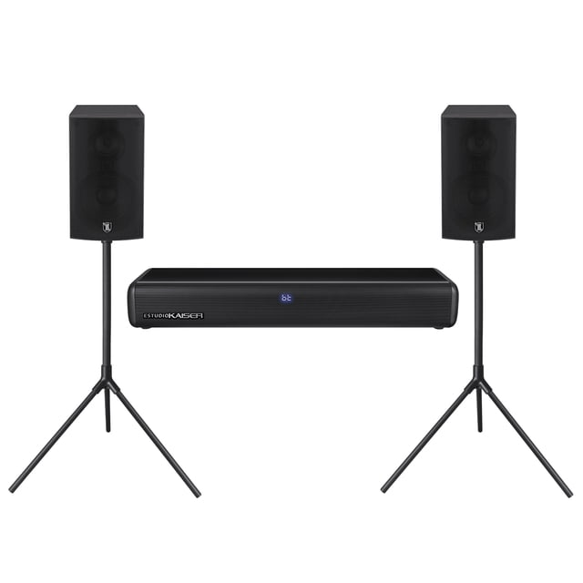 Sistema de Teatro en Casa Bluetooth Kaiser KXB-6020 35 pulgadas 2 Satélites con Tripié más Control Remoto