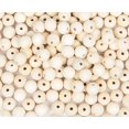 thumbnail image 1 of Cuentas de madera de 20mm, 200 Uds., cuentas sueltas de madera redondas naturales sin terminar, cuentas espaciadoras de madera para hacer decoraciones artesanales Feliz Sencillez, 1 of 5
