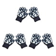 thumbnail image 4 of Qarigey 1 par de guantes para niños, exquisitas cubiertas para dedos artesanales de punto con patrón de camuflaje para usar al aire libre, Type1 NO1, 4 of 6