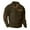 1Brown, variant on Windproof Rainproof Sweatshirt for Mens Athletic Stretch Pullover Sweater Blouses Quarter Zip Stand Collar Long Sleeve Sweatshirt Comfort Casual Clothes with Pockets