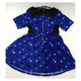 thumbnail image 2 of Sequin Hearts Girls Dress, Blue, Size 10, 2 of 2
