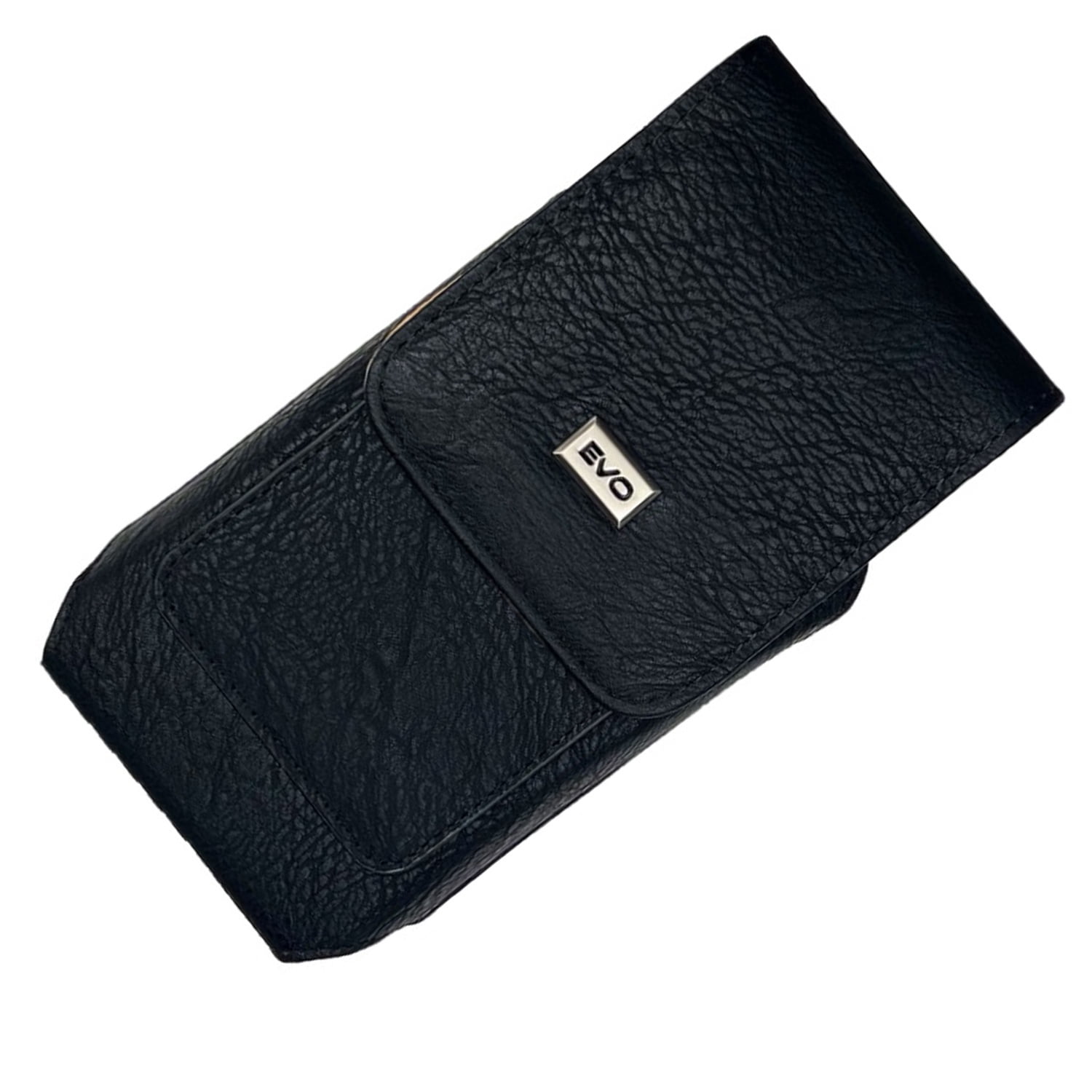 Durable EVO 6" Vertical Leather Pouch - Black