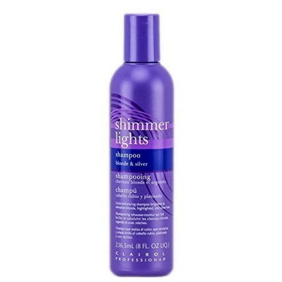 Clairol Professional Shimmer Lights Shampoo Blonde & Silver, 8 oz