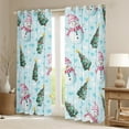 thumbnail image 2 of Feelyou Cartoon Xmas Tree Blackout Curtains Set of 2 (52x84 Each) for Teen, Blue Love Heart Window Curtains, Kawaii Christmas Snowman Curtains and Drapes, Window Curtains Room Decor, 2 of 6