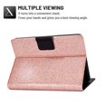 thumbnail image 4 of Dteck Kindle Paperwhite 2021 Case 6.8 inch, Kindle Paperwhite 11th Gen Case, Glitter PU Leather Folio Flip Case with Credit Card Slots, Auto Wake Sleep, Rosegold, 4 of 5