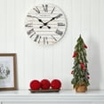 thumbnail image 3 of Nearly Natural 24" Flocked Christmas Tree with Berries and Pine Cones - Green, 3 of 5