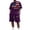 Purple, variant on Summer 4th of July Patriotic 2 Piece Short Sets for Men, American Flag Print Loose Fit Crew Neck T-Shirt & Shorts Independence Day Beach Vacation Outfits