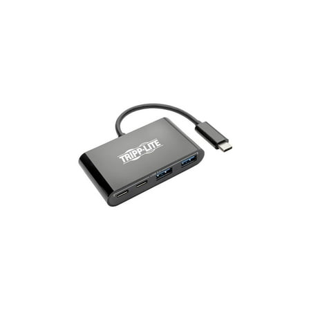 UPC: 0037332209207 | Tripp Lite USB 3.1 Gen 1 USB-C Portable Hub with 2 USB-C Ports and 2 USB-A Ports Thunderbolt 3 Compatible Black (U460-004-2A2CB)