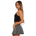 thumbnail image 4 of Tops de Mujer para Salir, Verano, , Top Corto, Camisetas Y2K, Corsé, Ropa de Entrenamiento de Moda 2025 Negro S, 4 of 10