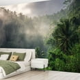 thumbnail image 2 of Peel and Stick Wallpaper Waterproof Morning Tropical Rainforest Wall Mural Decor Self Adhesive and Removable 69in x 98in, 2 of 8