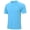 Sky Blue, variant on Muvtei Mens Sun Protection UPF 50+ Moisture Wicking Short Sleeve Shirts Workout Rash Guard Swim Shirts Running Athletic Gym Surf Hiking Dark Grey-L