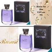 Hawas Men Set 2 EDP 100ML (3.4 oZ) By Rasasi - Most Loved Fragrances For Men-Apple & Bergamot Notes