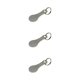 thumbnail image 2 of Eigraketly 2 Pieces Metal Shopping Trolley Removable with Opener Key Smooth Cart Coin Keyring Accessories Reusable Token Replacement Type1 NO1, 2 of 6