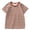 #A03-Brown, variant on Girls Shirts Size 7-8 Summer Colorblock Short Sleeve Tshirt Girls Shirts Dressy Crewneck Cotton Tops,Black,9-10Years