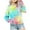 Mint Green, variant on Odeerbi 1-12Y Kids Girls Tie-dye Sweatshirt Oversized Crewneck Sweatshirt Fashion Long Sleeve Pullover Tops Baby Clothes Blue