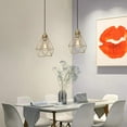 thumbnail image 7 of MONIPA Modern Simple Height Adjustable Champagne Gold Indoor Island Chandelier Metal Suspension Ceiling Lamp Suitable for Kitchen Island Cabinet Restaurant Bar (2 Lights), 7 of 7