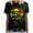 Black, variant on Xuewenshw De Party Mexican T Shirt For Men And Women Striped Short Sleeve