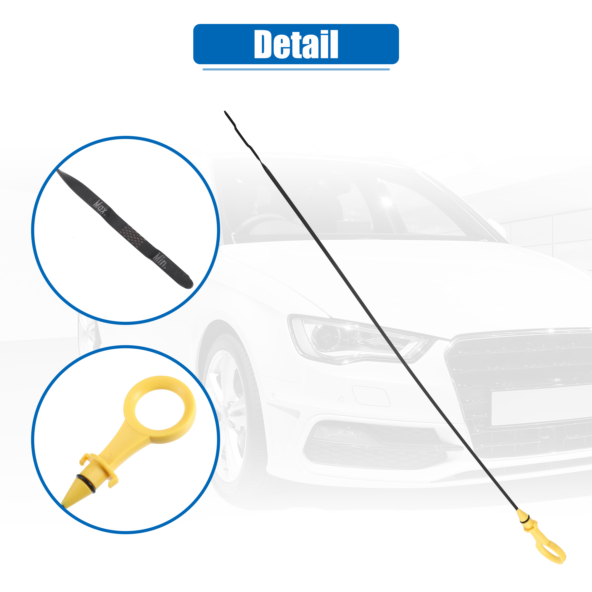 Unique Bargains Engine Oil Dipstick for A3 Q3 2011-2015 06J-115-611-L 06J-115-611-E