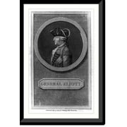 Historic Framed Print, General Eliott.G. Fredk. Koehler delt. ; W. Angus sculp., 17-7/8" x 21-7/8"