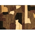 thumbnail image 1 of Ahgly Company Indoor Rectangle Oriental Brown Modern Area Rugs, 7' x 9', 1 of 4