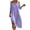 Purple, variant on Bxsruta Women's Off the Shoulder Midi Dress Three Quarter Sleeve High Waist Flowy Split Beach Sundress Casual Pull on Elegant Fit and Flare a Line Summer Vacation