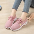 thumbnail image 5 of AUDeals Women's Floral Print Bowling Shoes, Air Cushion Sneakers with Arch Support for Work, Gym and Running (Pink, 7.5), 5 of 7