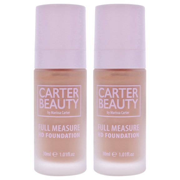 Carter Beauty Full Measure HD Foundation - Shortbread - Pack of 2 , 1.01 oz Foundation