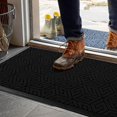 thumbnail image 2 of Tapis de Porte Robuste, Tapis de Bienvenue pour Entrée Extérieure Intérieure, Tapis de Porte pour Patio Extérieur, Porche, Garage, Bureau, Résistant aux Intempéries, Facile à Nettoyer, 2 of 8